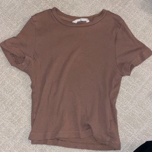 Tan tee shirt from glassons size small good condition